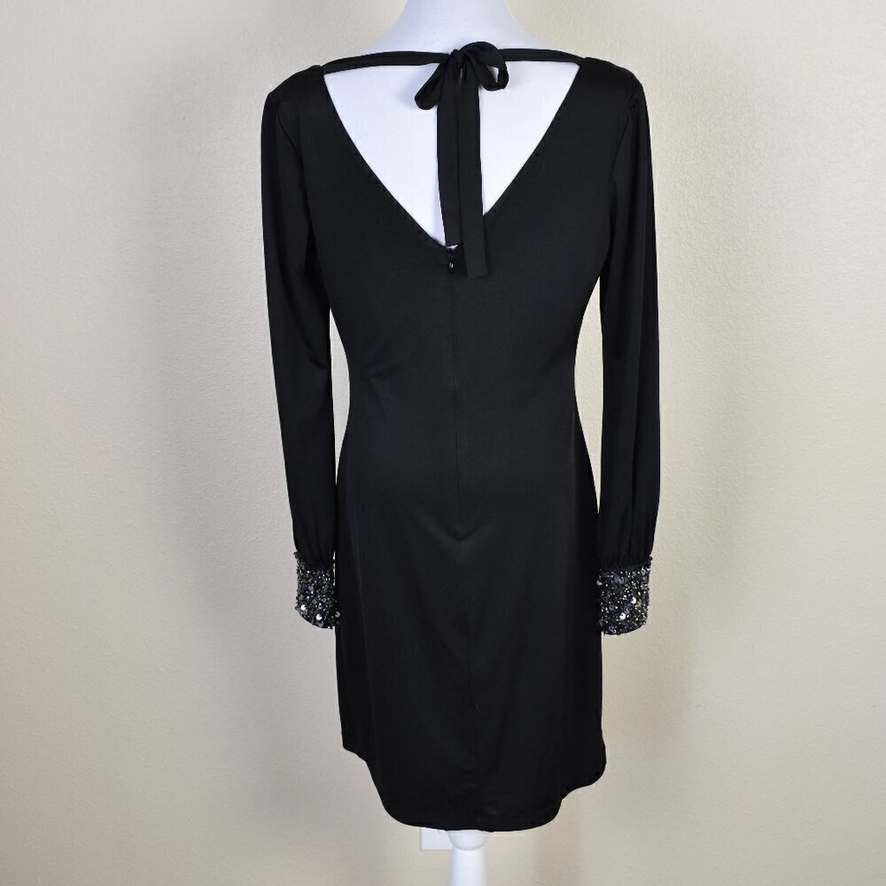 Calvin Klein Formal Sequin Cuff Draped Dress - 8 - Picture 5 of 8
